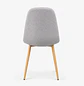 Silla Eames Lino Oak Gris - Miniatura 5
