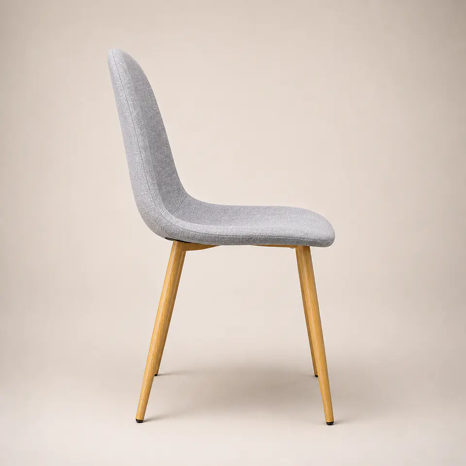 Silla Eames Lino Oak Gris 4