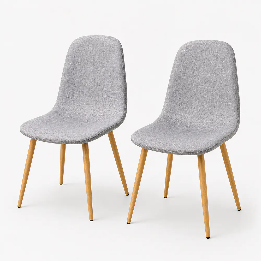 Silla Eames Lino Oak Gris 12