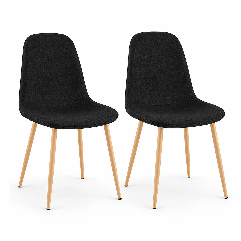 Silla Eames Lino Oak Gris 14