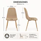 Silla Eames Lino Oak Gris - Miniatura 15
