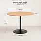 Mesa Kala Redonda (80cm, 100cm) - Miniatura 8