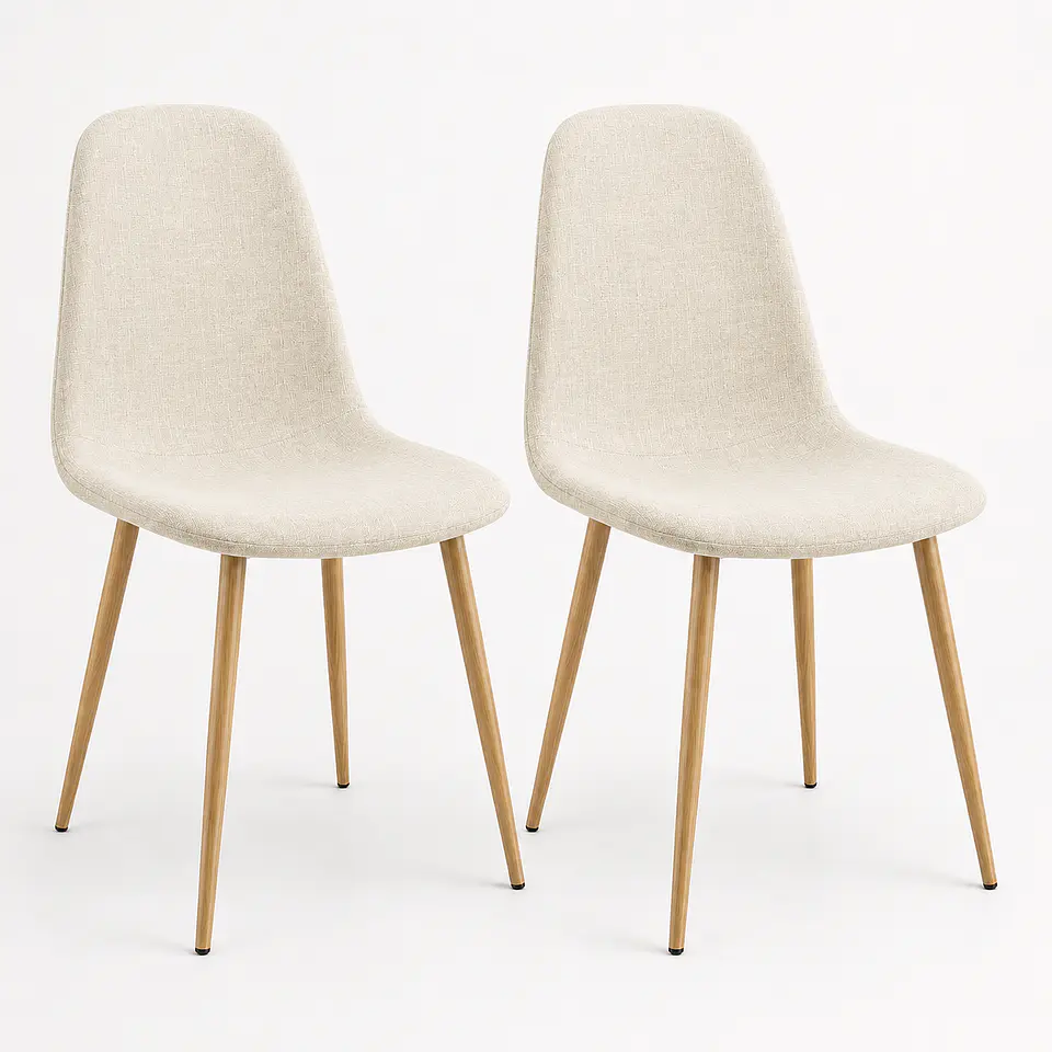 Silla Eames Lino Oak Gris 13