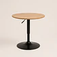 Mesa Redonda Kala Regulable 68cm - 93cm - Miniatura 1