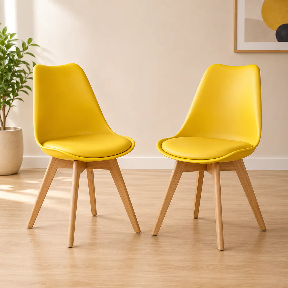 Silla Eames Tulip Acolchada 34