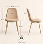 Pack de 2 Sillas Eames Velvet  - Miniatura 10
