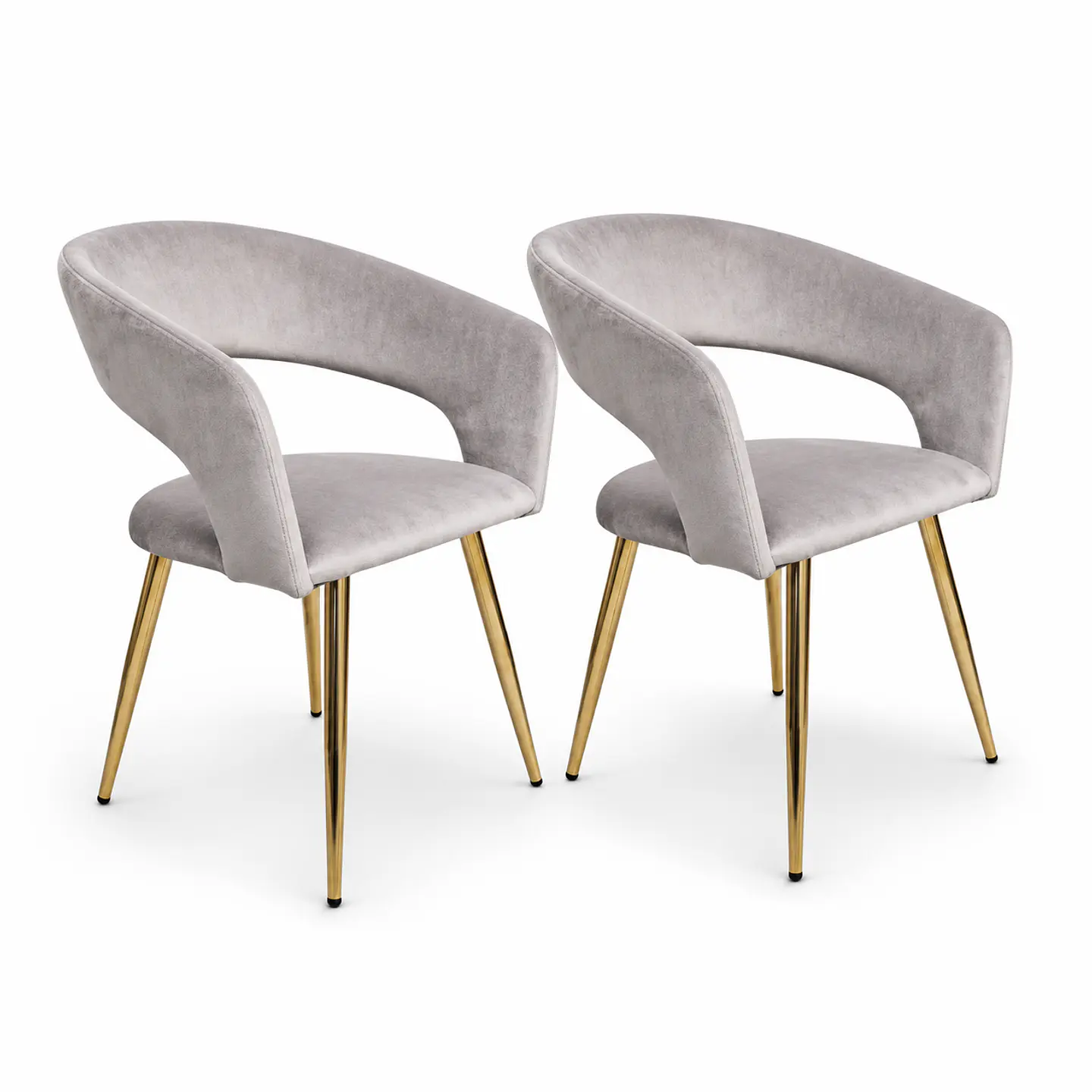 Pack de Sitiales Curvus Velvet Base Dorada 3