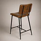 Taburete Vintage Industrial Ecocuero 65cm - Miniatura 3