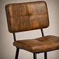 Taburete Vintage Industrial Ecocuero 65cm - Miniatura 8