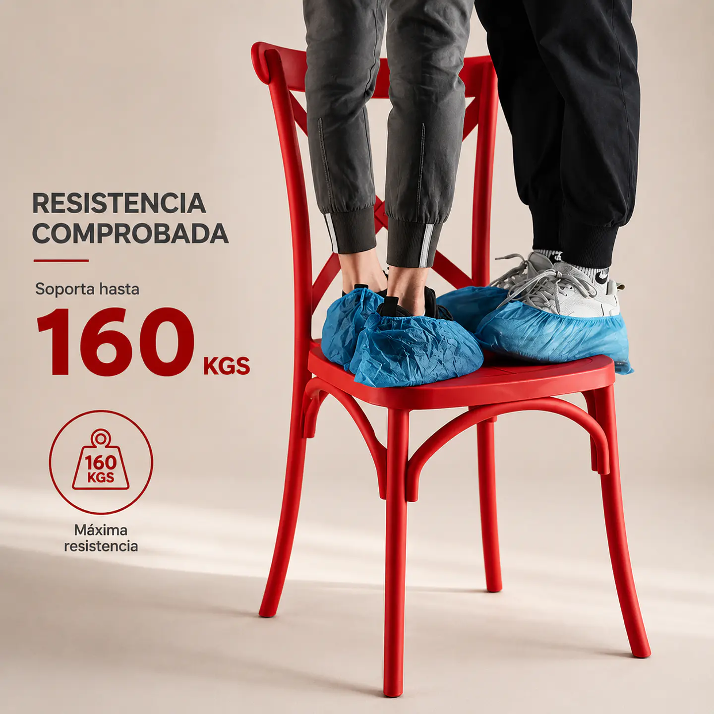 Pack de 2 Sillas Crossback Basic  10