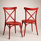 Pack de 2 Sillas Crossback Basic  - Miniatura 8