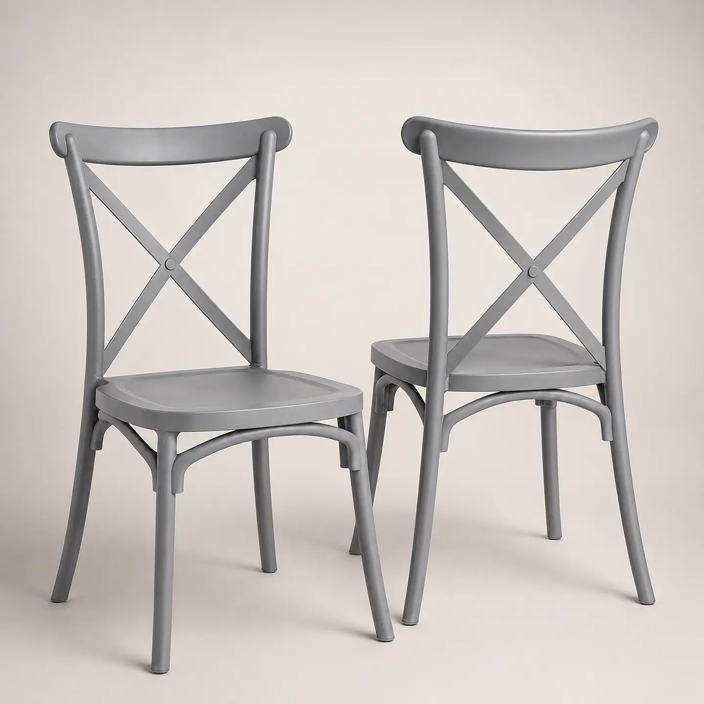 Pack de 2 Sillas Crossback Basic  4
