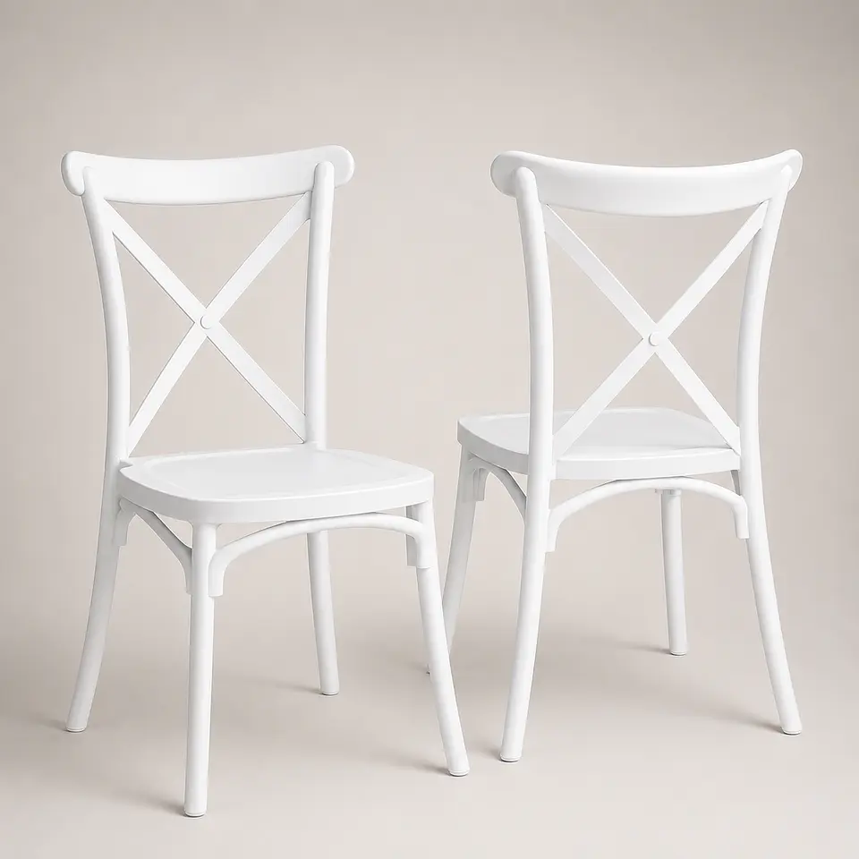 Pack de 2 Sillas Crossback Basic  3