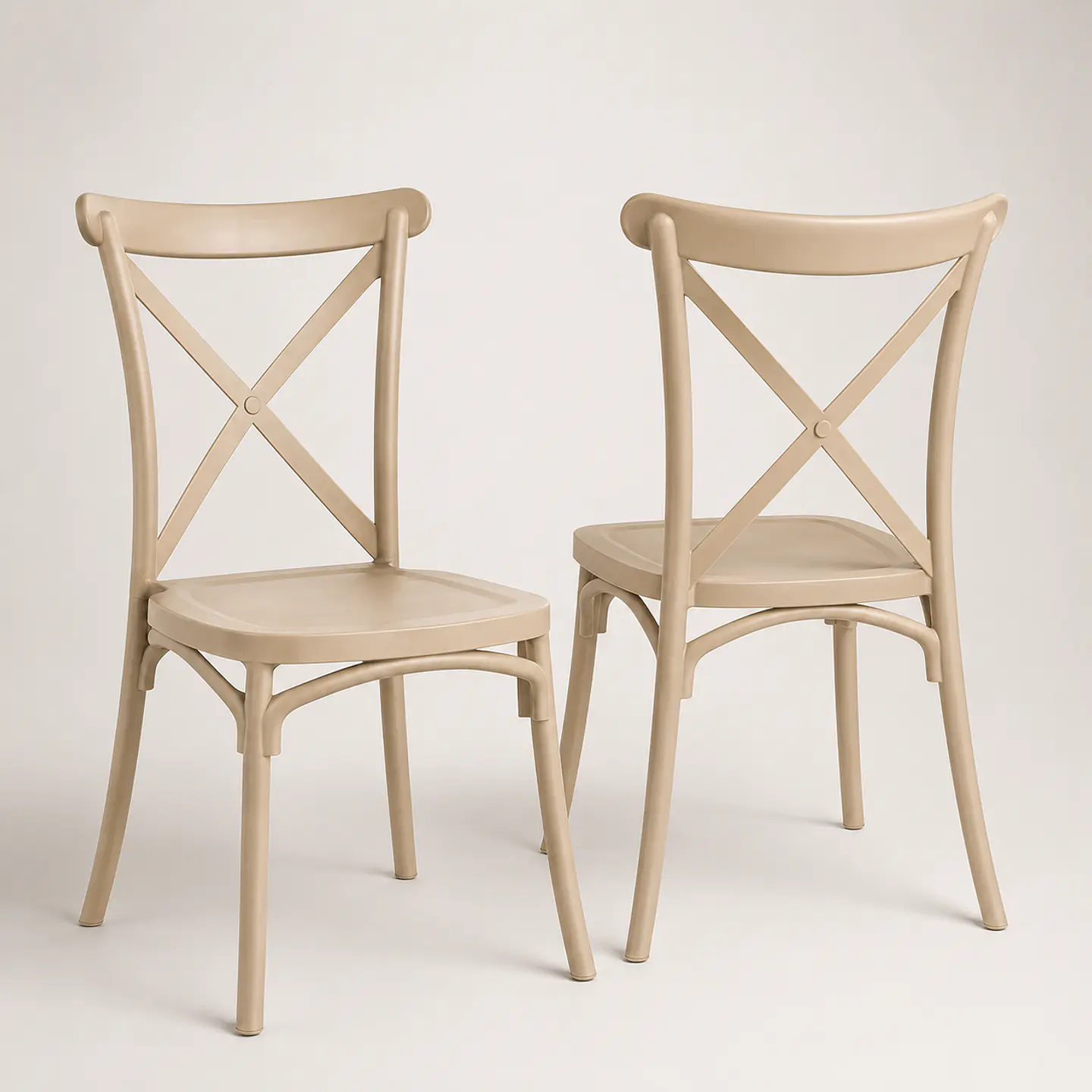 Pack de 2 Sillas Crossback Basic  2