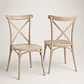 Pack de 2 Sillas Crossback Basic  - Miniatura 2