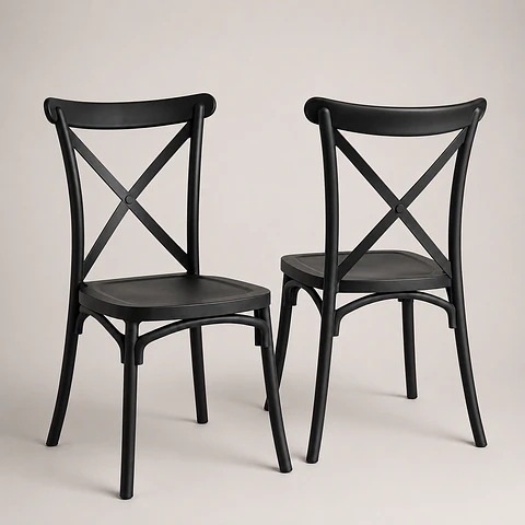 Pack de 2 Sillas Crossback Basic 