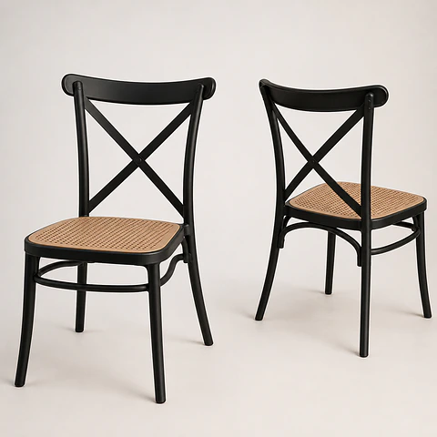 Pack de 2 Sillas Crossback Top 