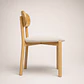 Silla Atlas Acolchada de Madera Natural - Miniatura 4