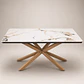 Mesa Ohmioh Rectangular de Cuarzo Calacatta Oak - Miniatura 1