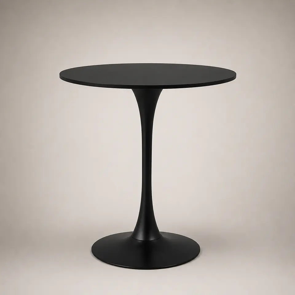 Mesa Tulip Redonda Alta para Bar 105cm de Altura  4