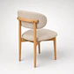 Silla Cesna de Madera Tapiz de Lino  - Miniatura 4
