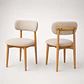 Silla Cesna de Madera Tapiz de Lino  - Miniatura 7