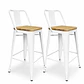 Taburete Tolix Asiento de Madera 64cm - Miniatura 12