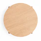 Comedor Mesa Atlas Redonda 100cm + 4 Sillas Atlas de Madera Tapiz de Lino Greige - Miniatura 11