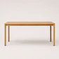 Comedor Mesa Atlas Rectangular 150x90cm + Sillas Atlas de Madera Tapiz de Lino Greige - Miniatura 6
