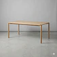 Comedor Mesa Atlas Rectangular 150x90cm + Sillas Atlas de Madera Tapiz de Lino Greige - Miniatura 7