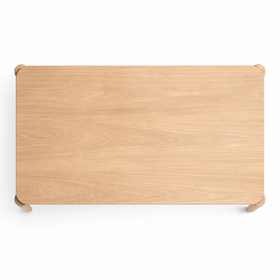 Comedor Mesa Atlas Rectangular 150x90cm + Sillas Atlas de Madera Tapiz de Lino Greige 9