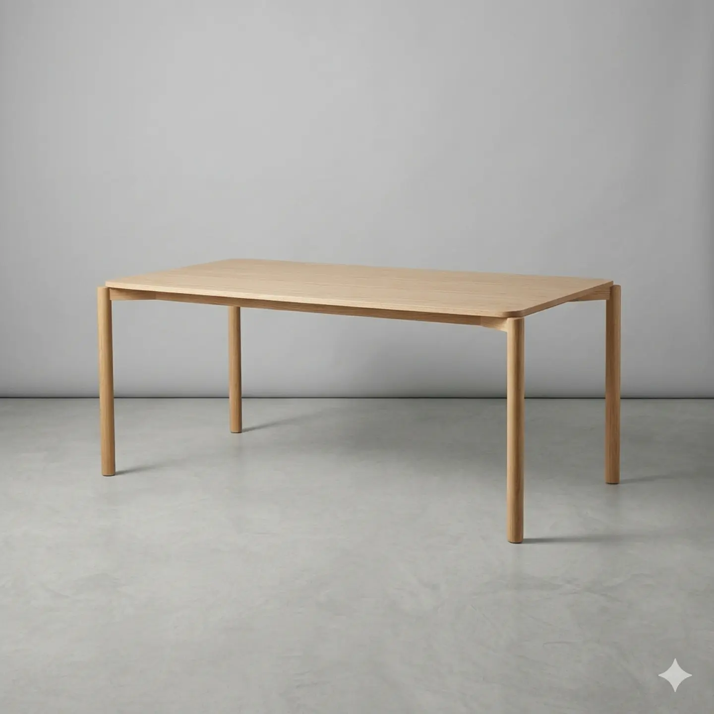 Comedor Mesa Atlas Rectangular 150x90cm + 4 o 6 Sillas Eames de Lino o Felpa 16