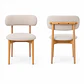Silla Cesna de Madera Tapiz de Lino  - Miniatura 7