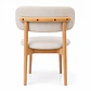 Silla Cesna de Madera Tapiz de Lino  - Miniatura 3