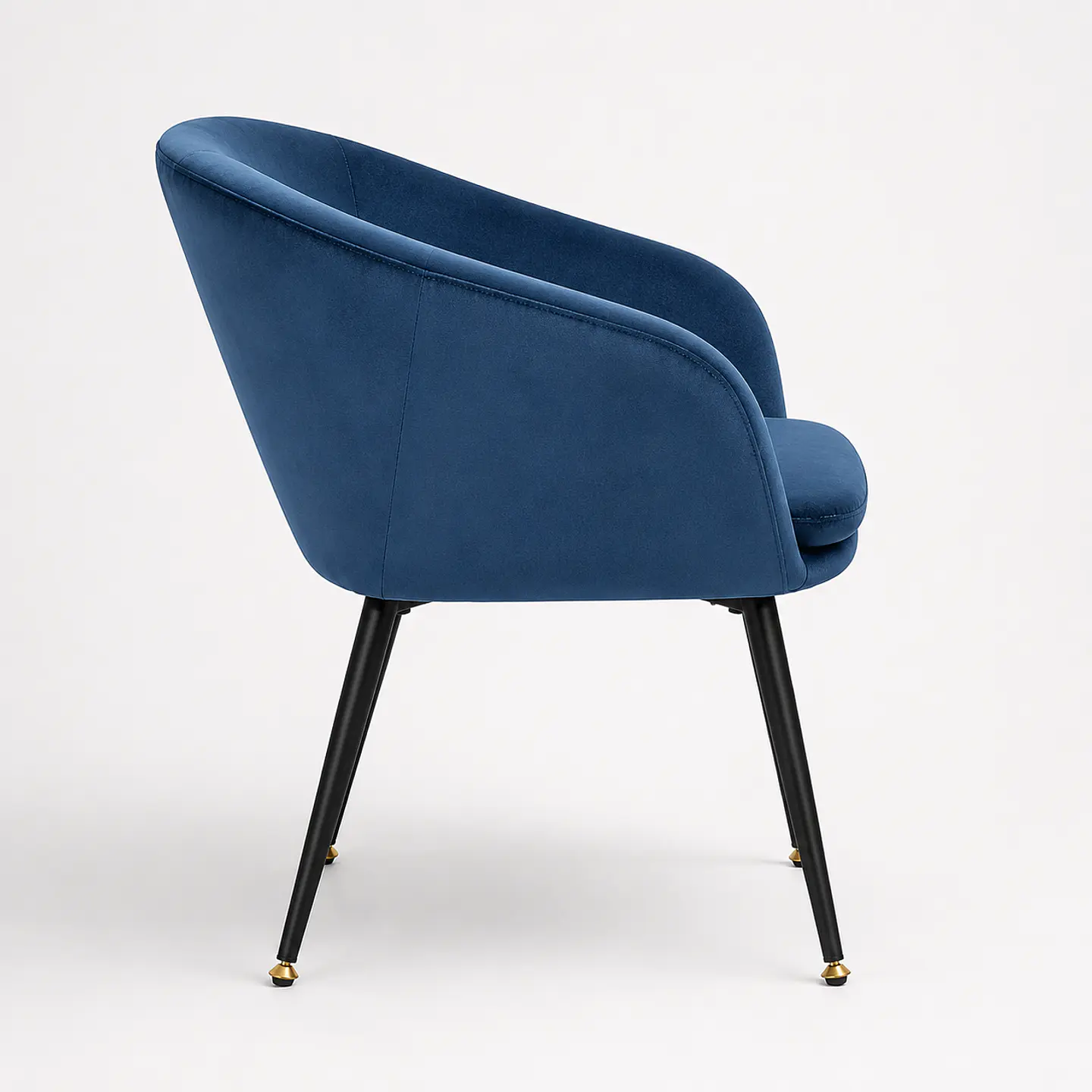 Sitial Detroit Velvet Base Negro 3