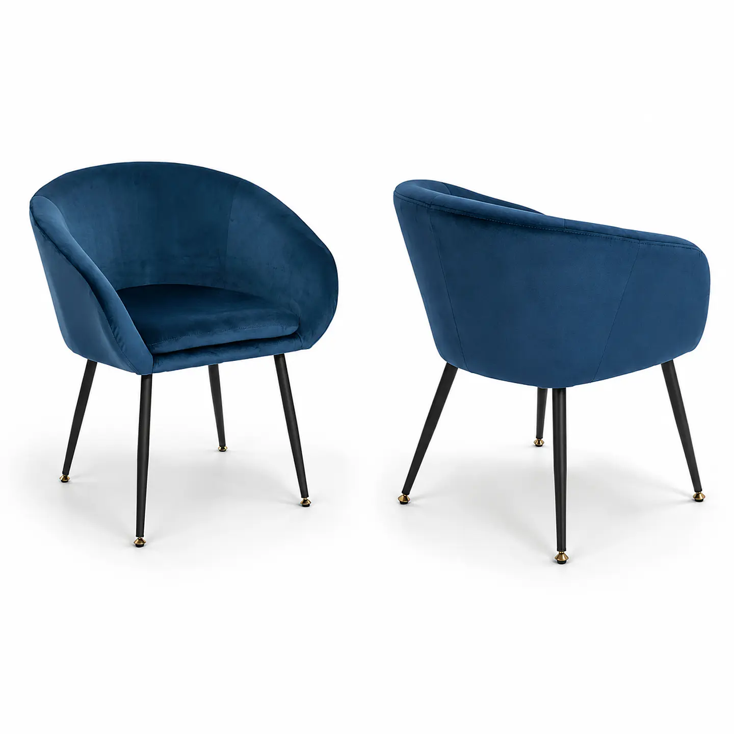 Sitial Detroit Velvet Base Negro 9