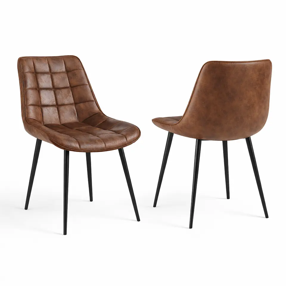 Silla Milano Ecocuero PN 7