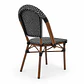 Silla Bistro Parisina Ratan Trenzado Base Nogal - Miniatura 10