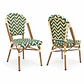 Silla Bistro Parisina Ratan Trenzado Base Natural - Miniatura 3