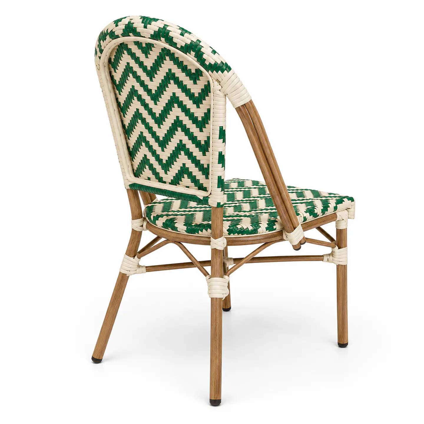 Silla Bistro Parisina Ratan Trenzado Base Natural 6