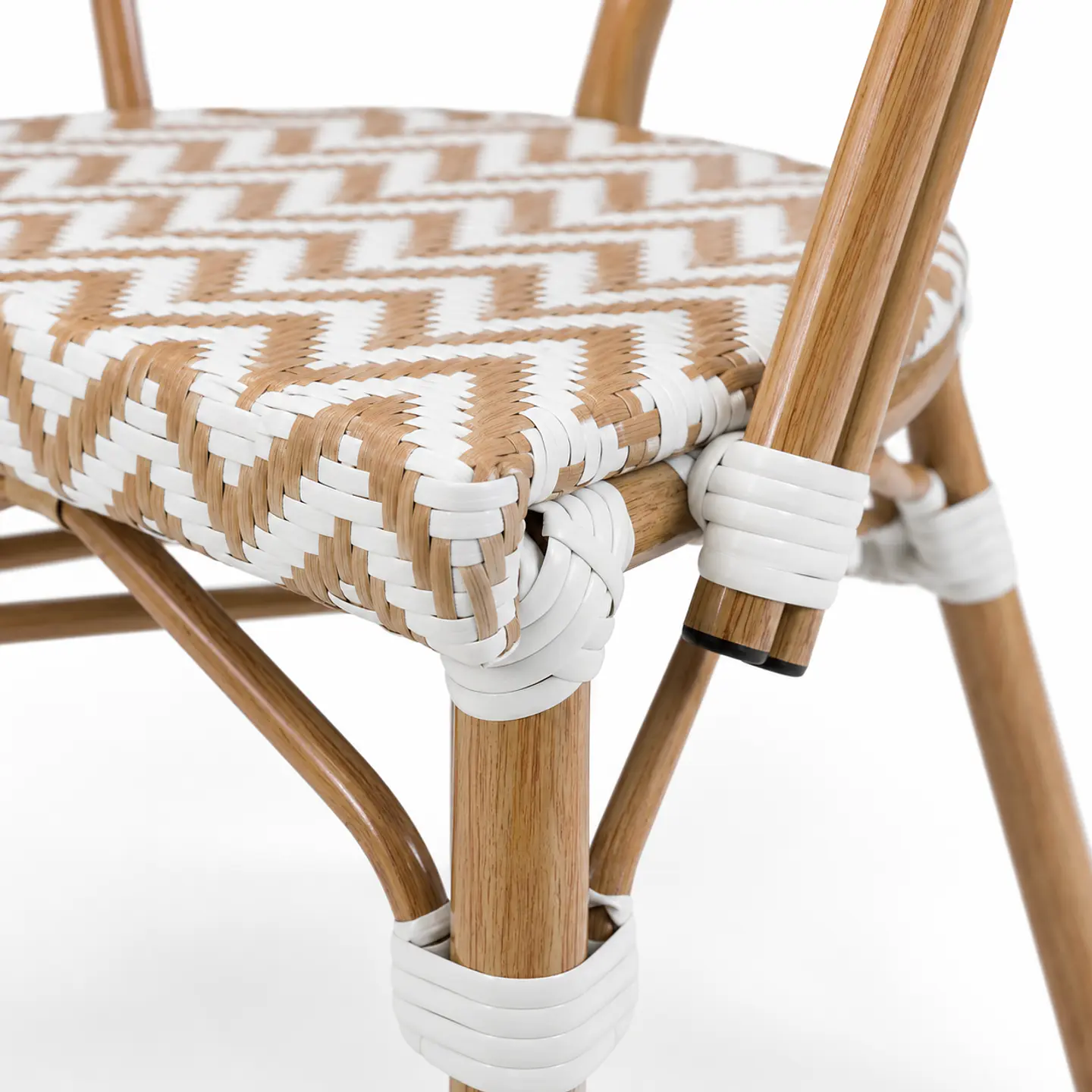 Silla Bistro Parisina Ratan Trenzado Base Natural 9