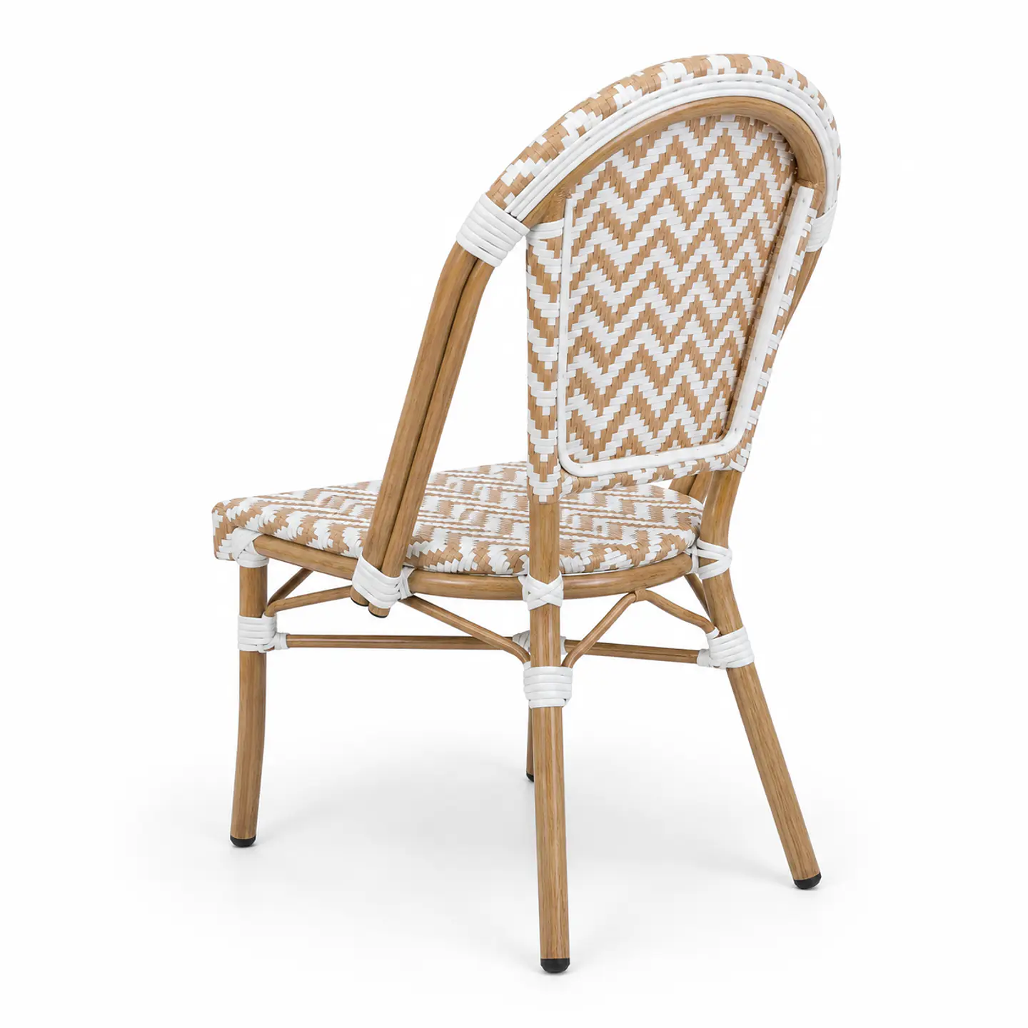Silla Bistro Parisina Ratan Trenzado Base Natural 10