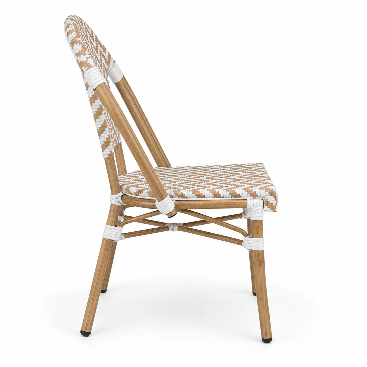 Silla Bistro Parisina Ratan Trenzado Base Natural 12