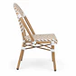 Silla Bistro Parisina Ratan Trenzado Base Natural - Miniatura 12