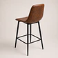 Taburete Eames Ecocuero Café Vintage 65cm - Miniatura 5