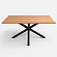 Comedor Ohmioh Rectangular + Sillas Cesna Oak Nogal - Miniatura 6