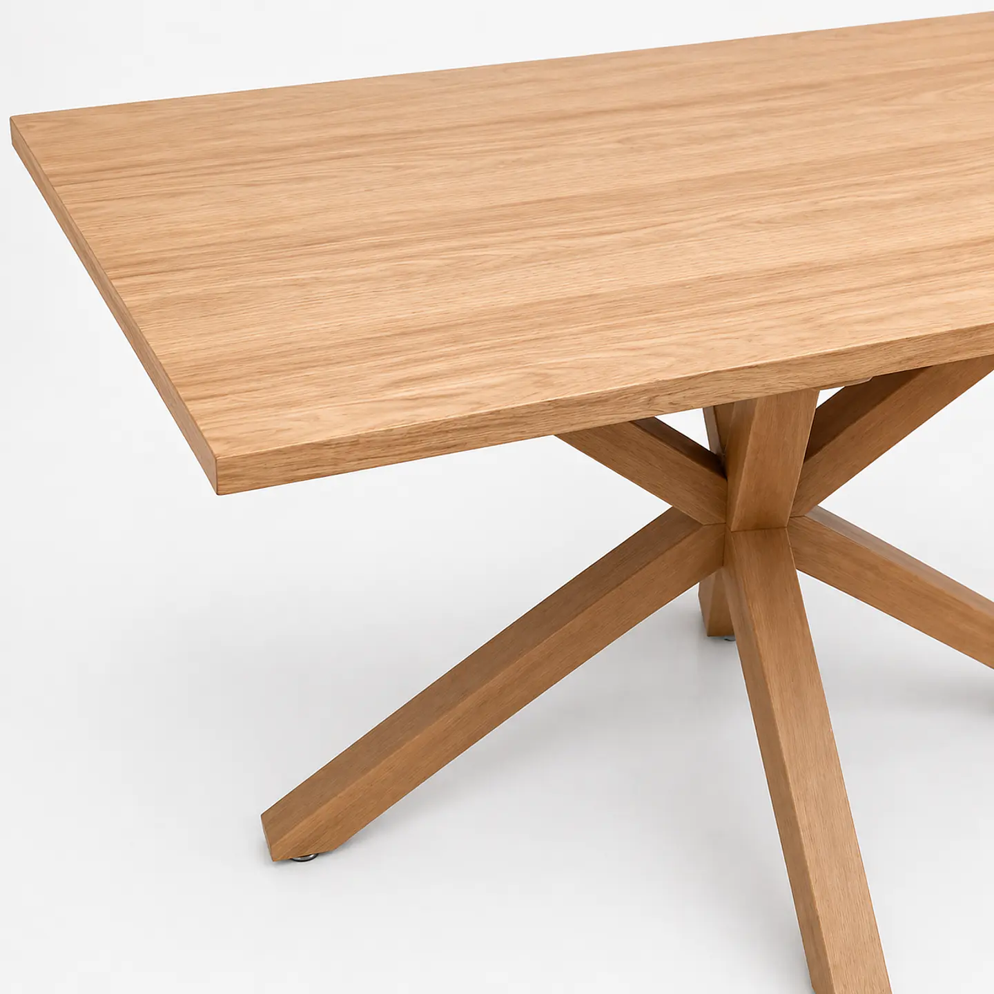 Comedor Ohmioh Rectangular + Sillas Cesna Oak Nogal 8
