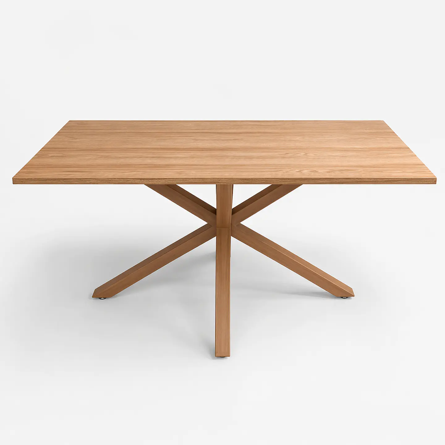 Comedor Ohmioh Rectangular + Sillas Cesna Oak Nogal 9