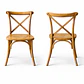 Pack de 2 Sillas Crossback Oak Café Estilo Europeo - Miniatura 2