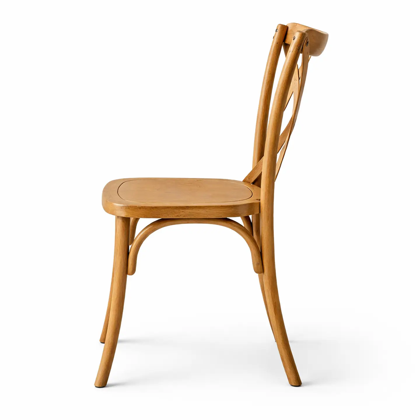 Pack de 2 Sillas Crossback Oak Café Estilo Europeo 10